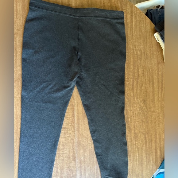 Karl Lagerfeld Paris Leggings Womens Extra Large Charcoal Gray Pull-On - Picture 9 of 9